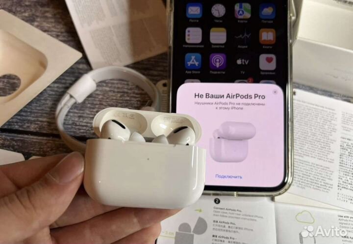 AirPods Pro 1в1 Original Шумка и Прозрачность