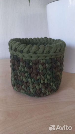 Трикотажная корзина