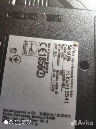 Ноутбук fujitsu