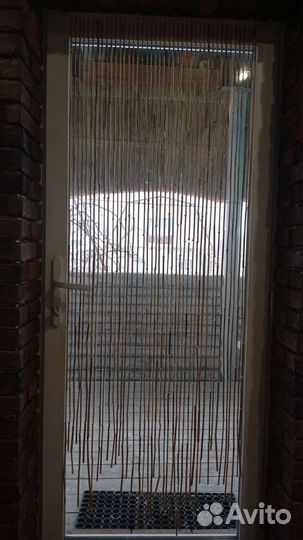 Бамбуковая штора на дверь