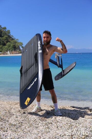 Серфинг на подводном крыле. Электрофойл. E-foil