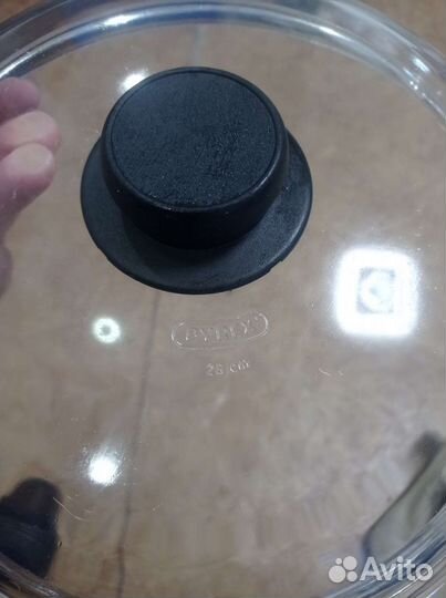 Крышка для сковороды и кастрюли, высокий купол, 28