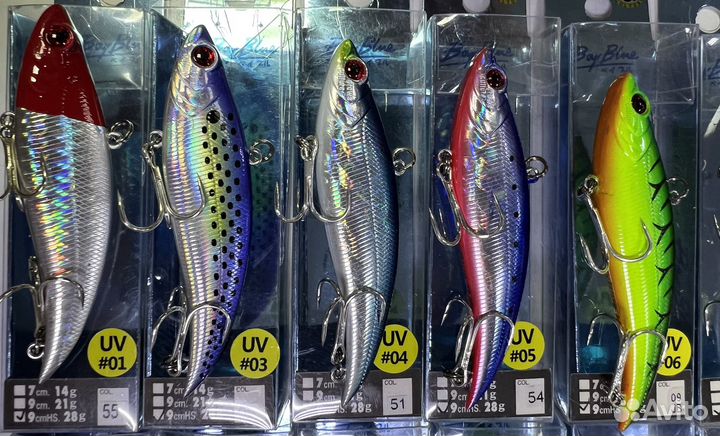 Судаковые ратлины Smith Bay Blue 90/28г (Реплика)