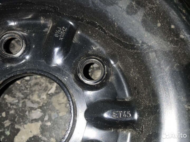 6 1/2 Jx16h2 ET45 диск колёсный Тойота, 1 шт