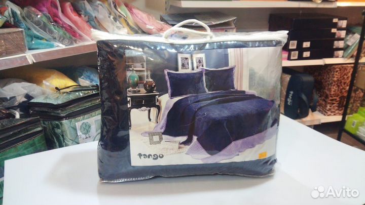 Покрывало Tango Montblanc 240х260 см. велюр