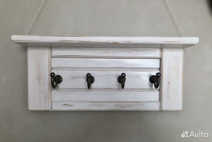 Ключница полка деревянная настенная новая