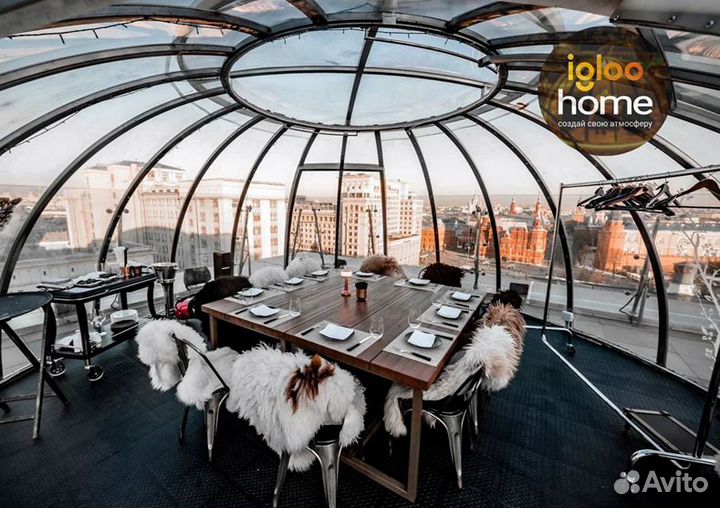 Всесезонные купольные беседки иглу