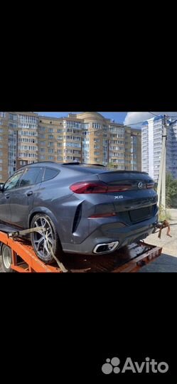 BMW X6 3.0 AT, 2021, битый, 25 000 км