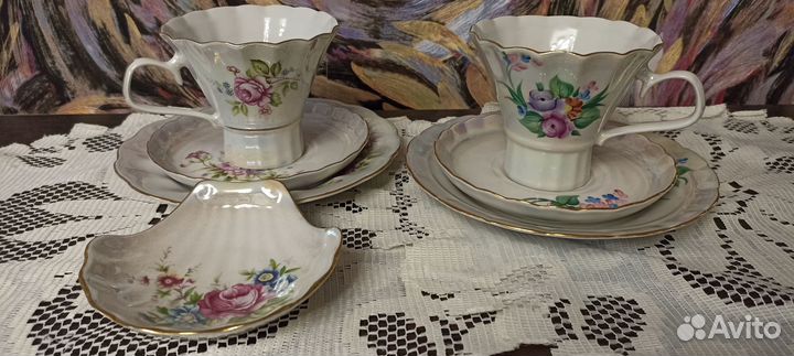 Чайная пара фарфор