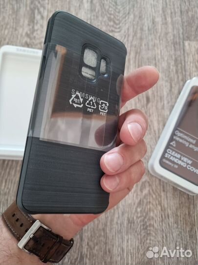 Samsung S9 LED view cover и Clear view cover