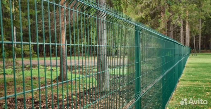 Забор из 3D сетки ,ворота, калитки под ключ