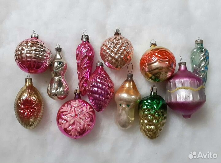 Ёлочные игрушки СССР