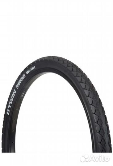 Велопокрышка 24 x 1.75 с жесткими бортами B'twin