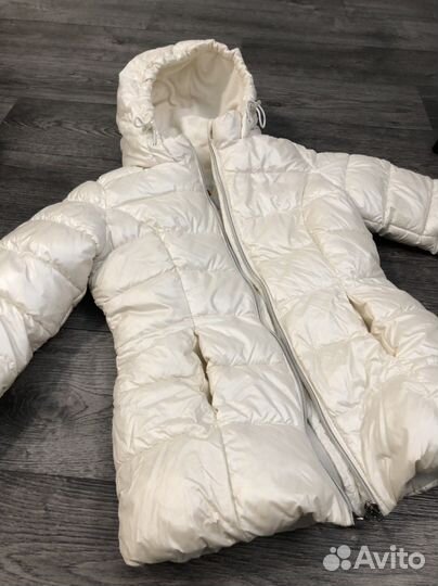 Пуховик жемчужный