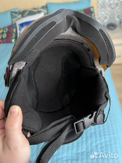 Горнолыжный шлем с визором Salomon Grom Visor