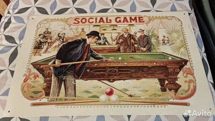 Декор на стену табличка металлическая U. S. A