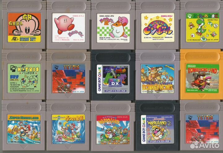 Картриджи Gameboy