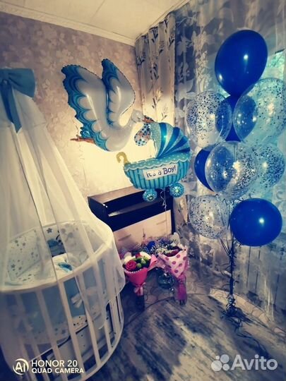 Балдахин+ бортики в кроватку комплект