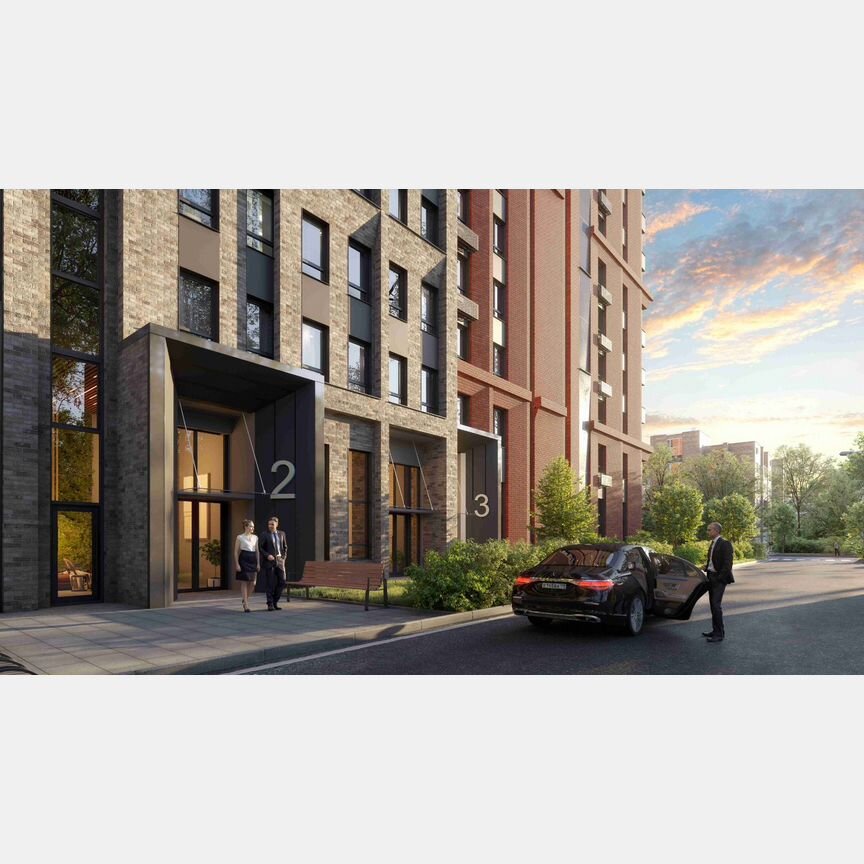 3-к. квартира, 95,5 м², 9/12 эт.