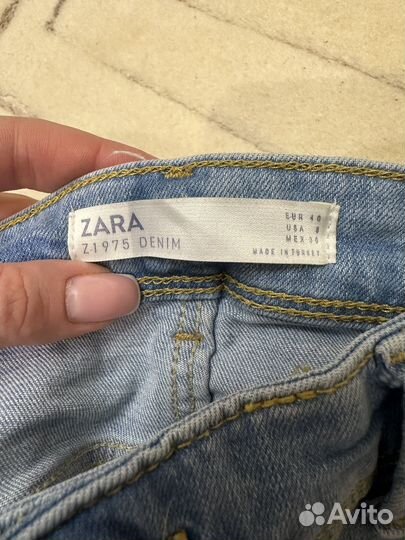 Джинсы zara р.44