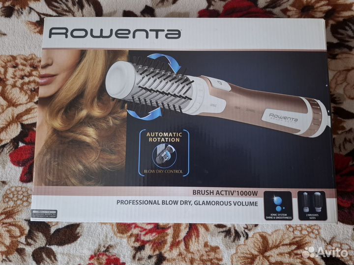 Фен щетка вращающаяся rowenta