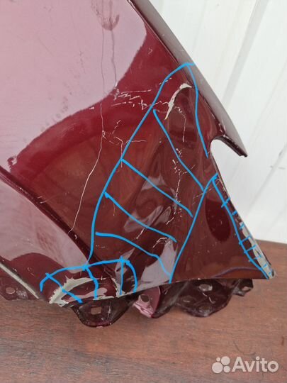 Крыло переднее правое Toyota Rav 4 2012-2019