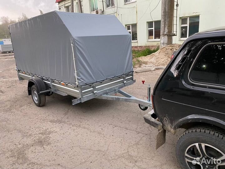 Прицеп 17.022 с тентом аэро 150см. Для снаряжения