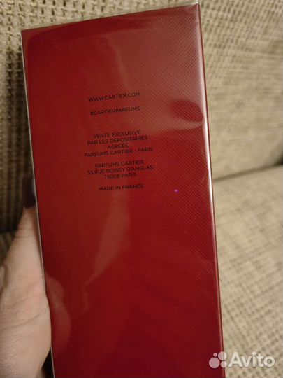 Cartier declaration edt