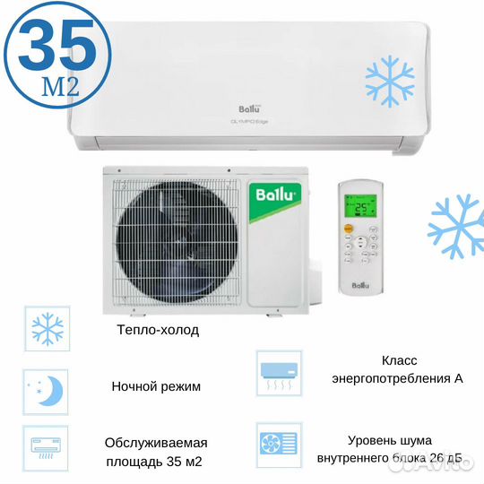 Сплит система Ballu 12