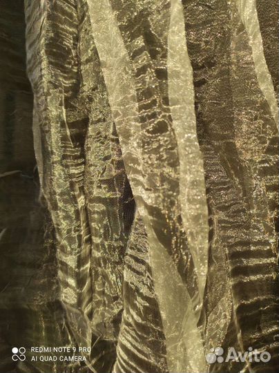 Лёгкая белая штора для интерьера