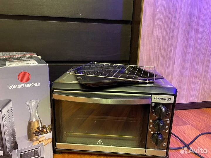 Мини печь духовка Rommelsbacher