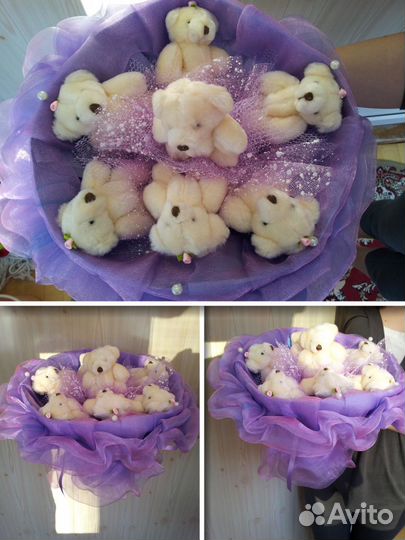 Букеты из мягких игрушек