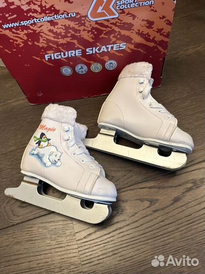 Коньки для самых маленьких, двойные полозья