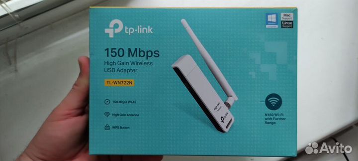 Wi-Fi адаптер TP-link TL-WN722N