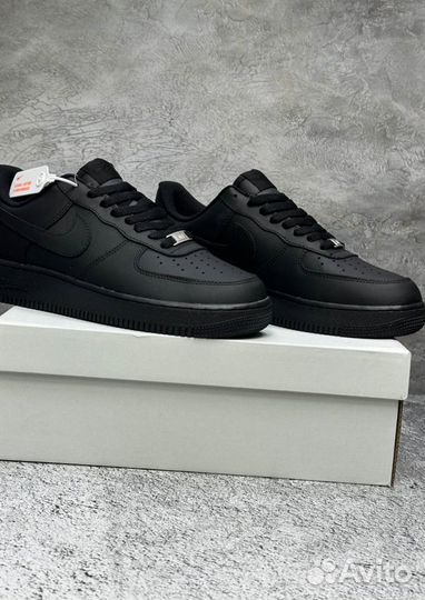 Кроссовки Nike Air Force 1 Supreme Black