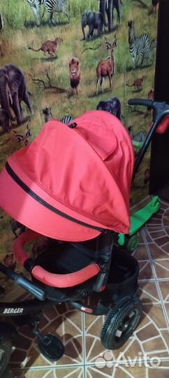 Детский велосипед с родительской ручкой