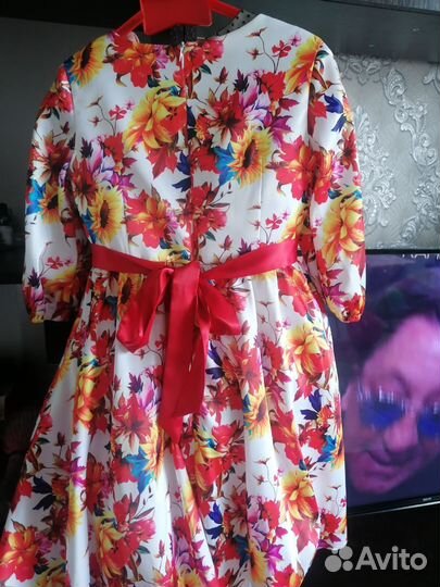 Платье для девочки 122-128