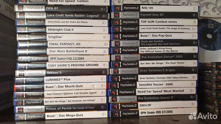 Игры ps2 лицензия 33шт