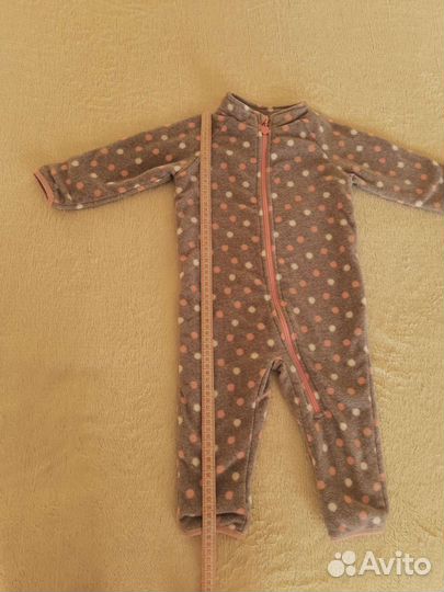 Комбинезон утепленный, флисовый