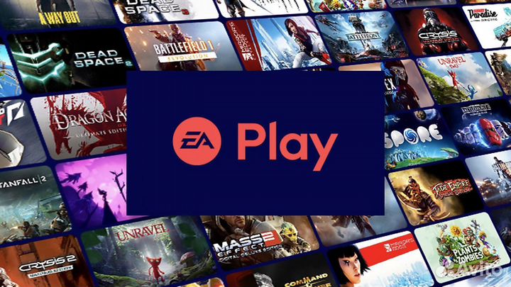 Подписка EA Play Бесплатная библиотека 50 игр
