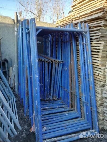 Леса строительные рамные. Аренда