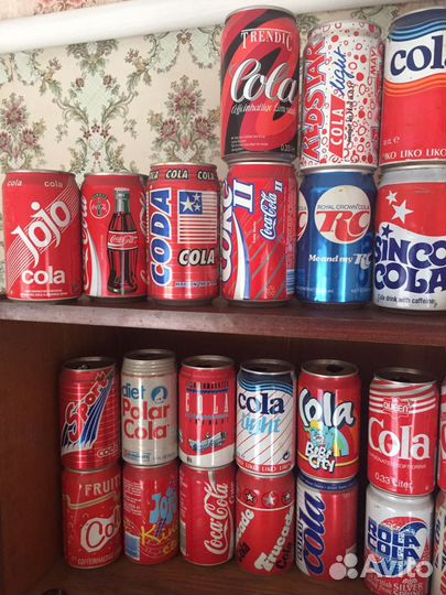 Баночки Кока-Кола 42 штуки