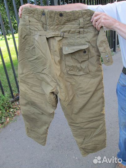 Ватные офицерские брюки