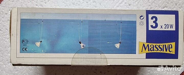 Потолочная струнная люстра Massive Halog.Set 3x20W
