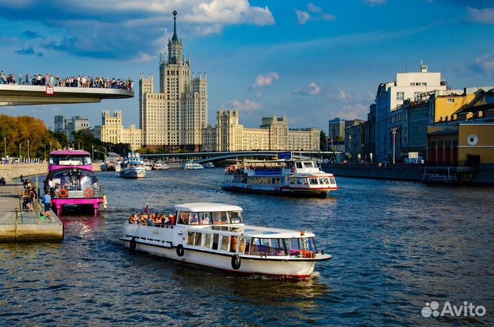 Аренда теплохода в центре Москвы