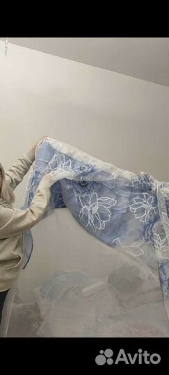 Тюль с ламбрикеном