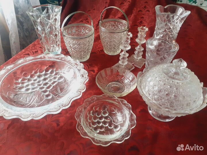 Конфетницы, вазочки, фруктовницы СССР