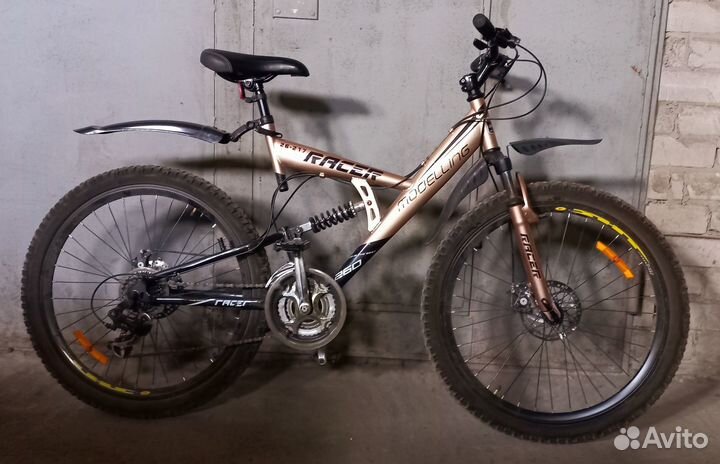 Велосипед горный двухподвес рама 19