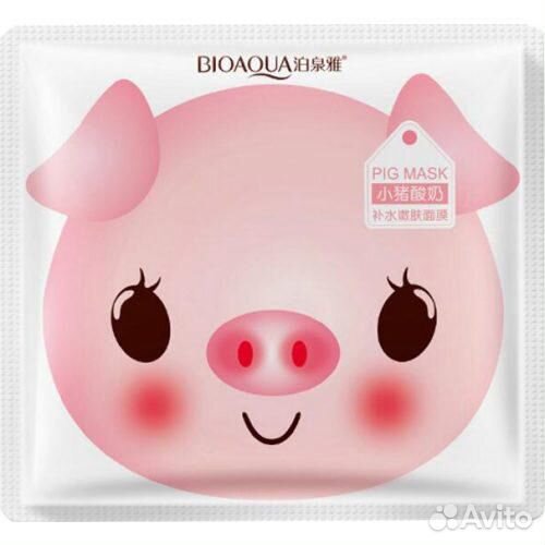 Тканевая маска со свиным коллагеном и йогуртом Bio