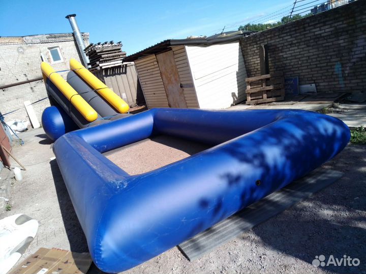Пвх надувная горка баллон банан водный для проката